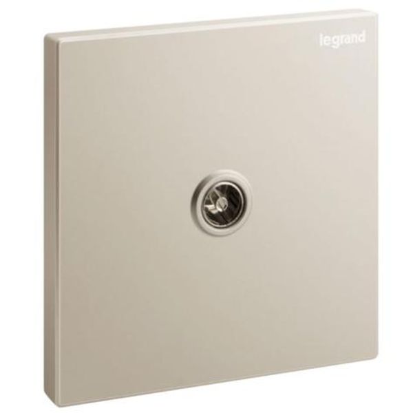 Galion 1 gang TV female terminal socket outlet - champagne image 1