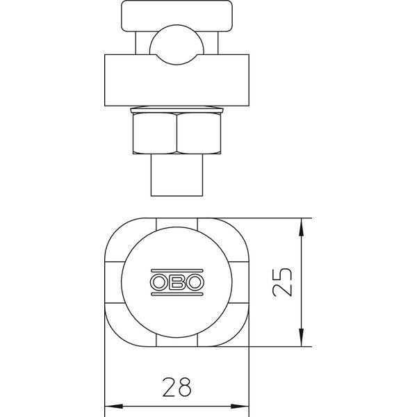 5001 DIN-FT Connection terminal for round conductors 8-10mm image 2