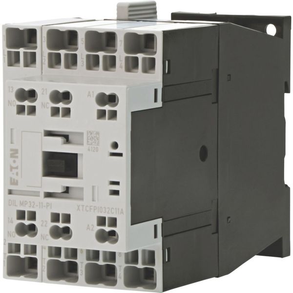 Contactor, 4 pole, AC operation, AC-1: 32 A, 1 N/O, 1 NC, 24 V 50/60 Hz, Push in terminals image 7