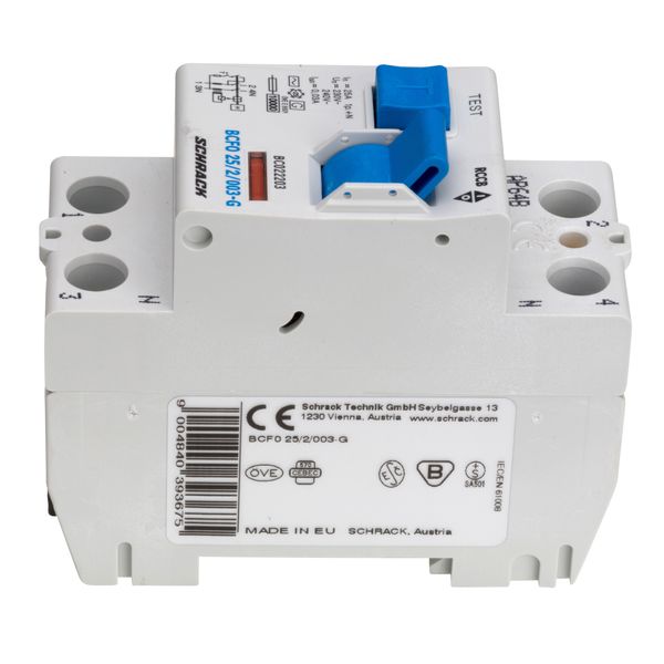 Residual current circuit breaker 25A, 2-pole,30mA, type AC,G image 8