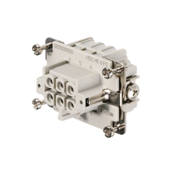 Contact insert (industry plug-in connectors), Female, 500 V, 24 A, Num image 1