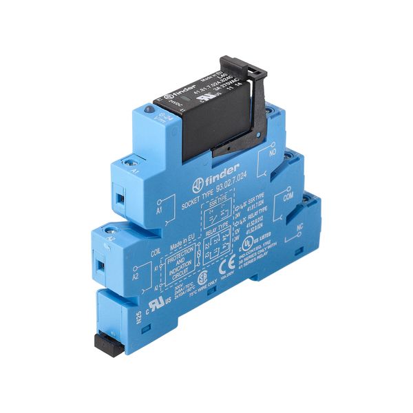 Rel. interface SSR screw 14mm.In.24VDC 1NO Out.3A/240VAC (38.31.7.024.8240) image 3