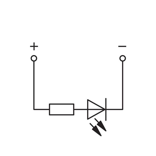 2-pin component carrier block LED (red) 24 VDC gray image 4