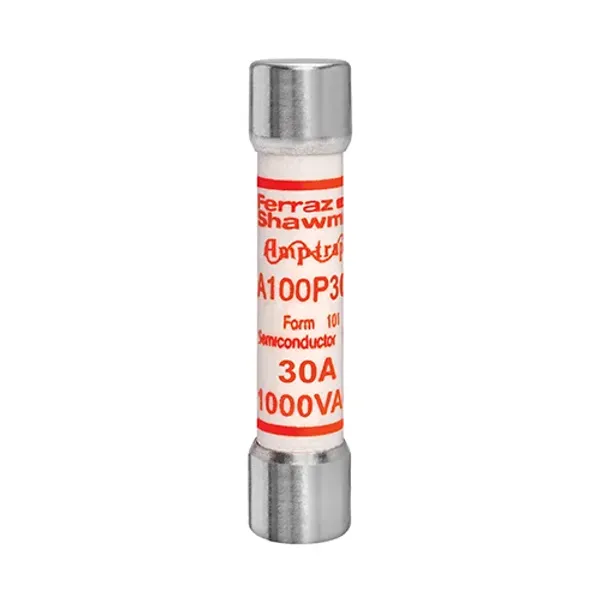 High Speed Fuse Amp-Trap® A100P 1000VAC 750VDC 30A Ferrule image 1