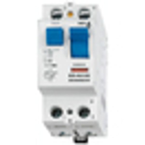 Residual current circuit breaker 40A, 2-p,100mA,type AC,6kA image 2