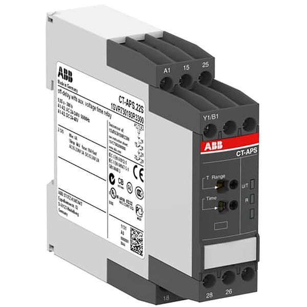 CT-APS.22S Time relay, OFF-delay 2c/o, 24-48VDC, 24-240VAC image 1