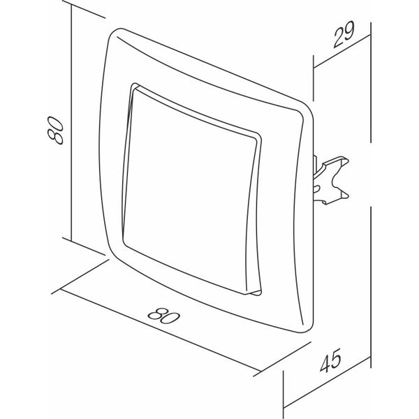 SWITCH INTERMEDIATE 10AX 250V~ CB 4315484 image 1