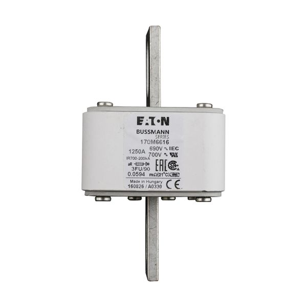 Fuse-link, high speed, 1400 A, AC 690 V, size 3, 76 x 92 x 135 mm, aR, IEC, UL image 18