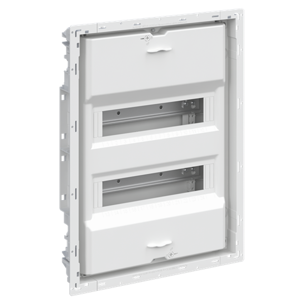 UK624EB Consumer unit , 472 mm x 362 mm x 97 mm, Flush mounting, 24 SU, IP30, Without Door image 1