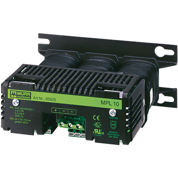 MPL POWER SUPPLY 3-PHASE, SMOOTHED IN: 400VAC+/- 5% OUT: 24V/30ADC image 1