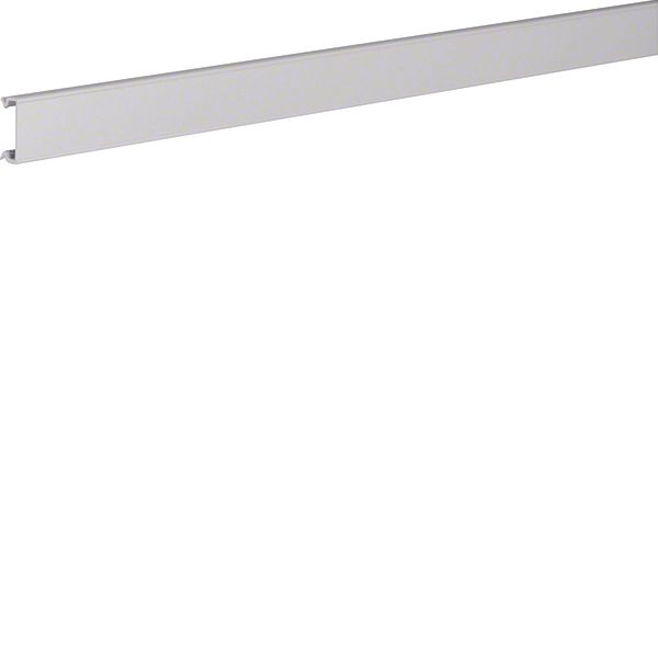 Lid halogenfree for slotted panel trunking HA7 25mm light grey image 1