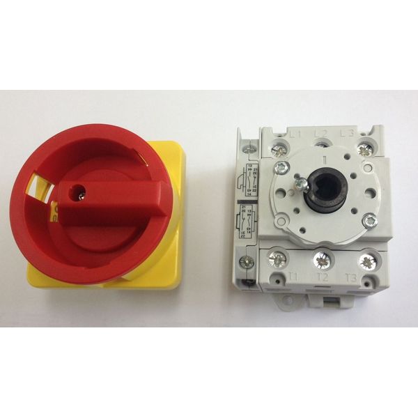 Emergency-Stop Main Switch 3P, floor mounted, 80A, +1NO/1NC image 3