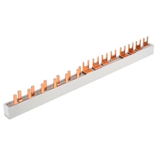 Busbar, 1xRCCB 4-pole, 1 MCB 3+N, 6 MCB 1+N/1 MW, 14MW image 4