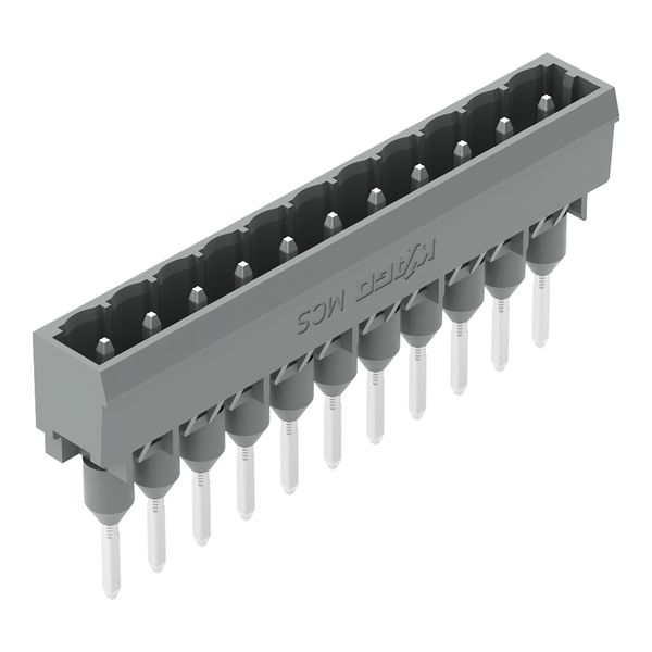 Male connector for rail-mount terminal blocks 1.2 x 1.2 mm pins straig image 1