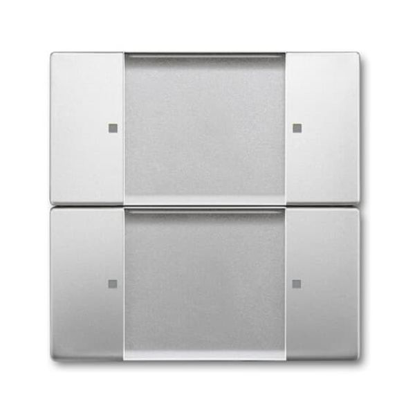 6736/01-866 CoverPlates (partly incl. Insert) Remote control Stainless steel image 2