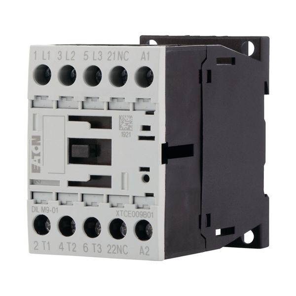 Contactor, 3 pole, 380 V 400 V 4 kW, 1 NC, 110 V DC, DC operation, Screw terminals image 9