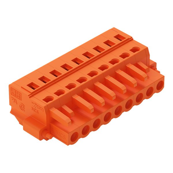 1-conductor female connector CAGE CLAMP® 2.5 mm² orange image 1