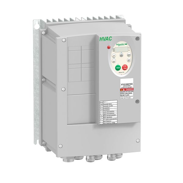 variable speed drive ATV212 - 1.5kW - 2hp - 480V - 3ph - EMC class C1 - IP55 image 3