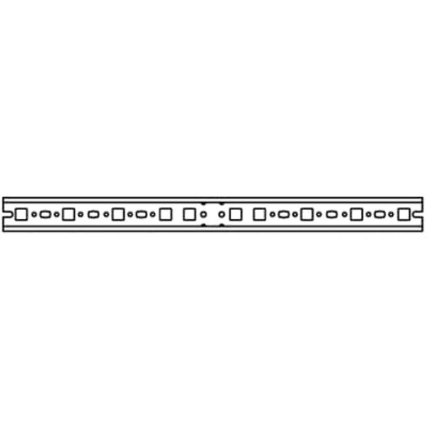 ED52P30 Mounting rail, 35 mm x 438 mm x 15 mm image 2