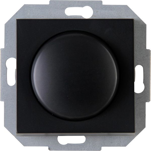 ATHENIS - Kombigerät - Druck-Wechselschalter, Dimmer, für LED, Glühlampen, Halogenlampen, Farbe: schwarz matt image 1