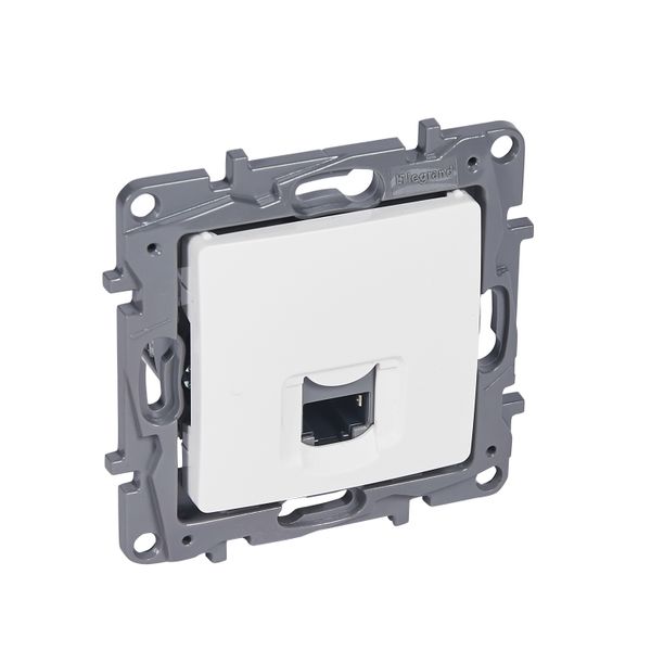 RJ45 socket category 6 FTP white image 1