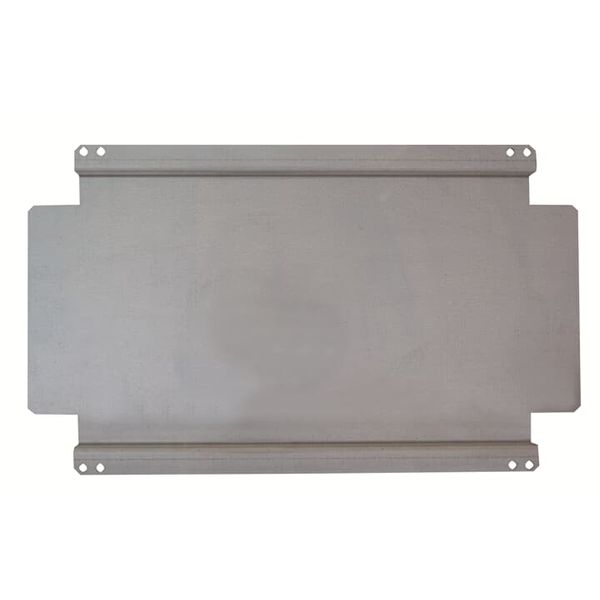 ZX606 Mounting plate, Field width: 1, 450 mm x 250 mm x 2 mm image 3