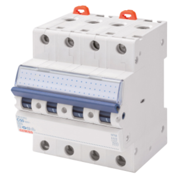 MINIATURE CIRCUIT BREAKER - MT 60- 4P CHARACTERISTIC C 2A - 4 MODULES image 1