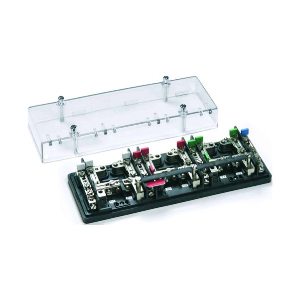 3-phase control terminal board, yellow color, rear-entry connection, VE model image 1