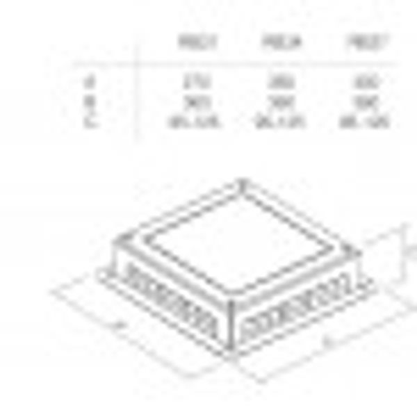 FLOOR BOX FLANGE MT 21 H=53mm  4328781 image 2