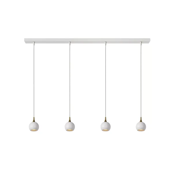 Lucide FAVORI - Pendant light - 4xGU10 - White image 1