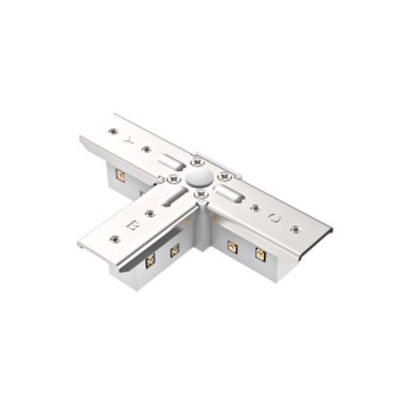 48V SLIM TRACK T-CONNECTOR WHITE image 1