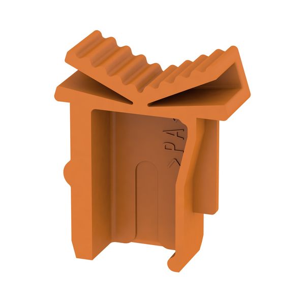 Terminal cover, Wemid, orange, Height: 14.8 mm, Width: 5.8 mm, Depth:  image 1