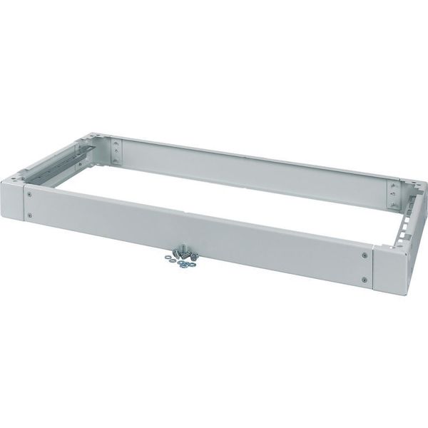 Cable arrangement plinth for floor standing distribution board IP54, HxWxD=75x850x400mm, grey image 4