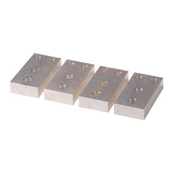 Module plate, 2-hole, vertical, 4p, 1600A image 2