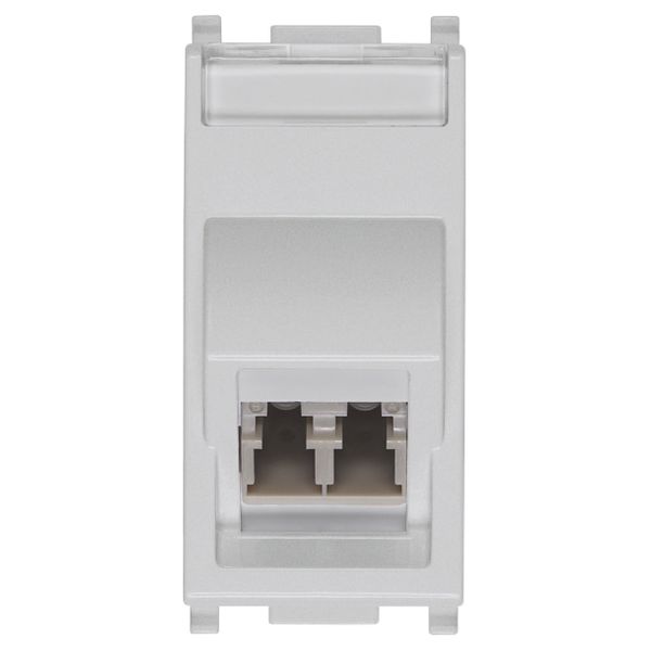 Multi fiber-optic outlet 50/125 LC Silve image 1