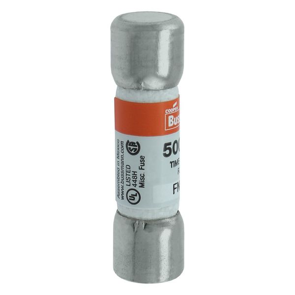 Fuse-link, LV, 2 A, AC 500 V, 10 x 38 mm, 13⁄32 x 1-1⁄2 inch, supplemental, UL, time-delay image 12