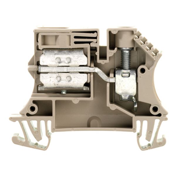 Test-disconnect terminal, Screw connection, Busbar connection, 10 mm², image 1