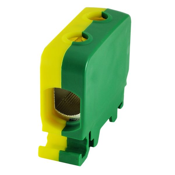 Rail-mounted screw terminal block AL, CU ZGG1x1,5-50z-g yellow-green image 1
