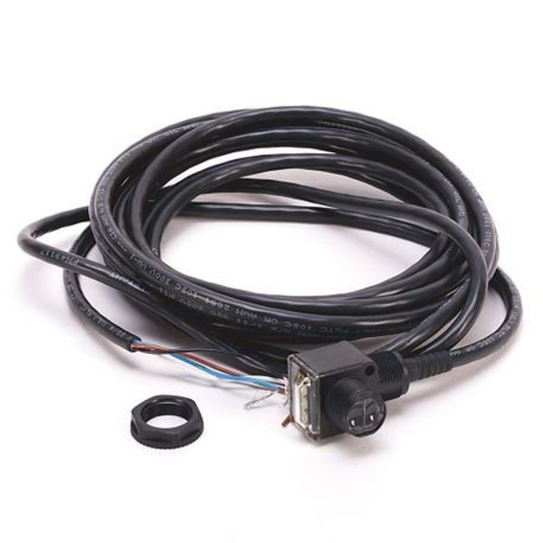 Allen-Bradley, 42EF-R9RCB-A2, PHOTOSWITCH Photoelectric Sensor, RightSight, Transmitted Beam Receiver, AC/DC - Light Operate Only, Power MOSFET, 2m (6.5ft) cable image 1