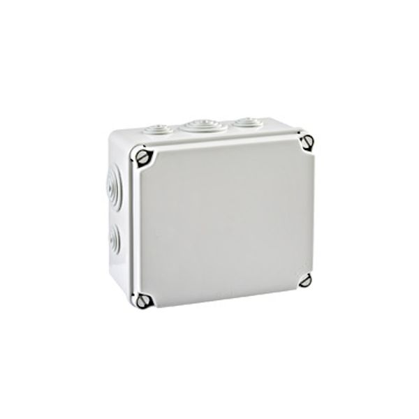 Junction Box IP65, H=167 W=191 D=100, 6xM25 4xM40 image 1