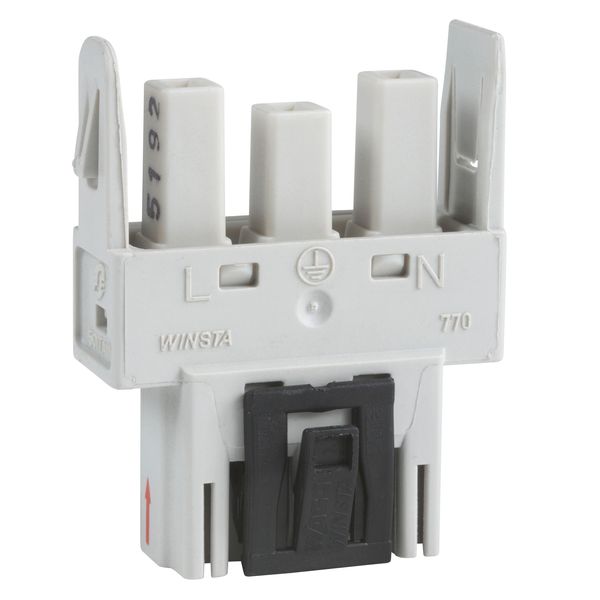 VERDEELBLOK MALE ADAPTER 3-POLIG WAGO image 1