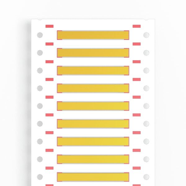 Cable coding system, 1.8 - 2.8 mm, 5.7 mm, Polyolefine, yellow image 3