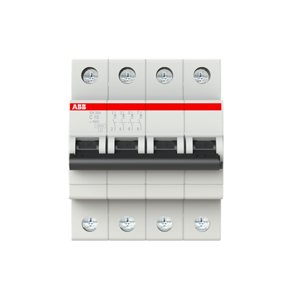 SH204-C10 Miniature Circuit Breaker - 4P - C - 10 A image 2