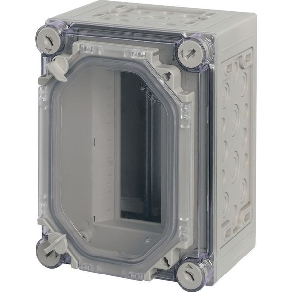 MCB enclosure, +door, 9HP, HxWxD=250x187.5x150mm image 3