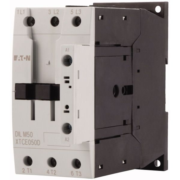 Contactor, 3 pole, 380 V 400 V 22 kW, RDC 24: 24 - 27 V DC, DC operation, Screw terminals image 3