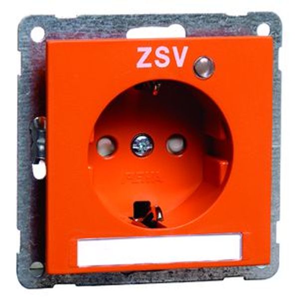 NOVA wcd met schroefcontacten, oranjetekstveld, controlelamp en opdruk image 1