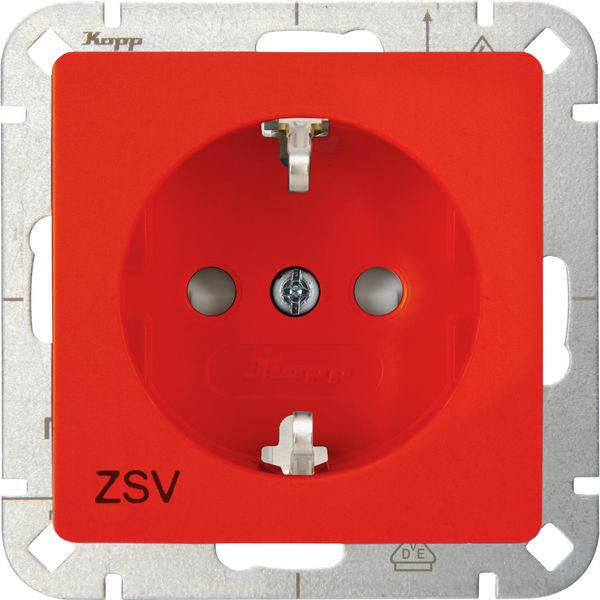 HK05-earthed socket w.ZSV-or image 1