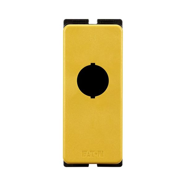 Surface mounting enclosure, flat, 1 mounting location, M22, yellow image 14