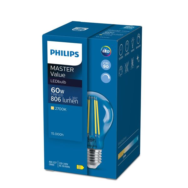 MAS VLE LEDBulb D7.8-75W E27 927 A60 FRG image 3