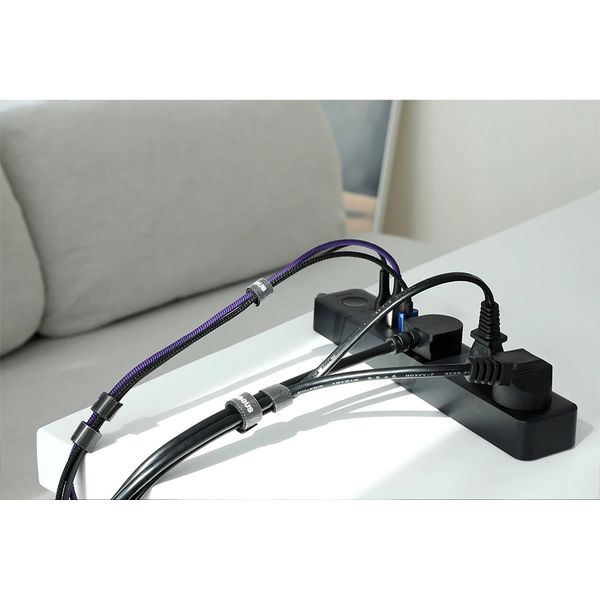Convient Velcro strap for cords, grey 3m BASEUS image 4